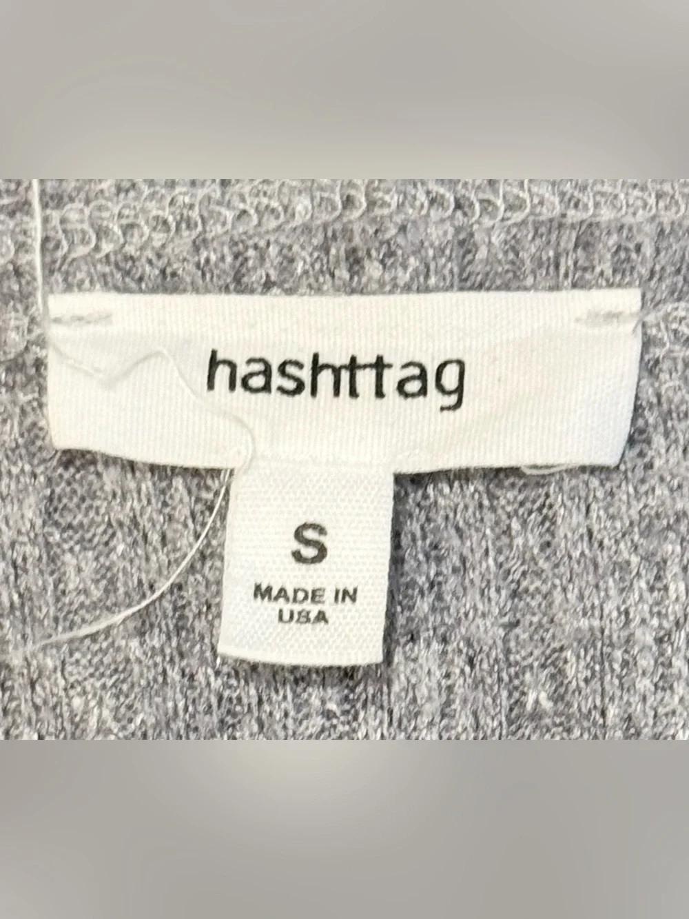 HASHTTAG Ribbed Cropped Cardigan - Picture 4 of 4